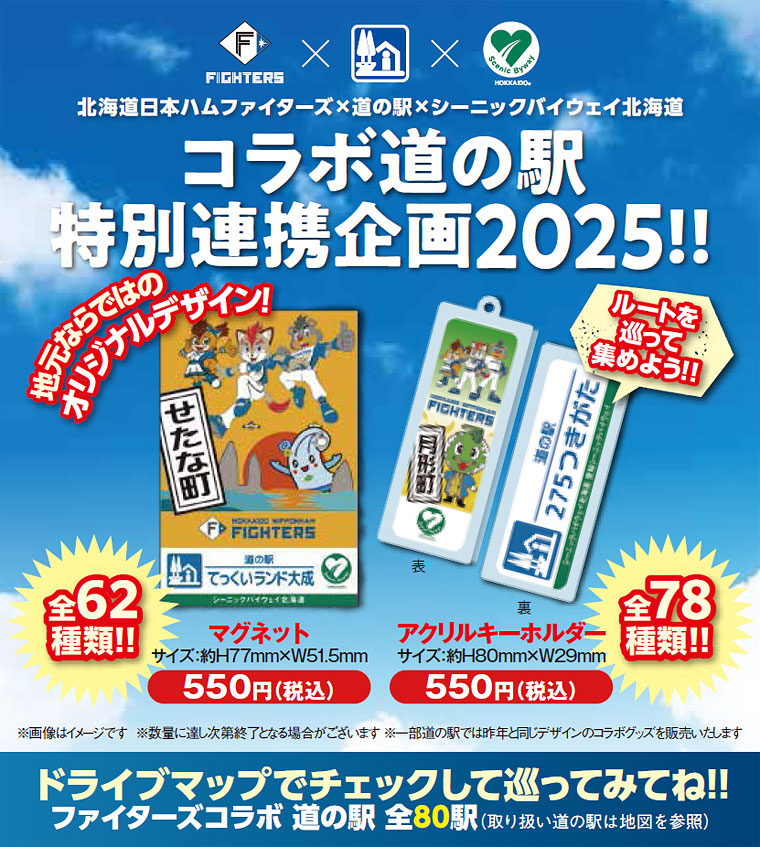 ファイターズコラボ道の駅